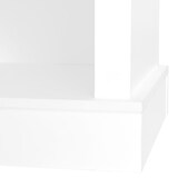 thumbnail of Garderobenset mit Bank 120x40x190 Flurgarderobe Schuhablage 2 Einlegeböden Sitzbank Stauraum modern Weiß