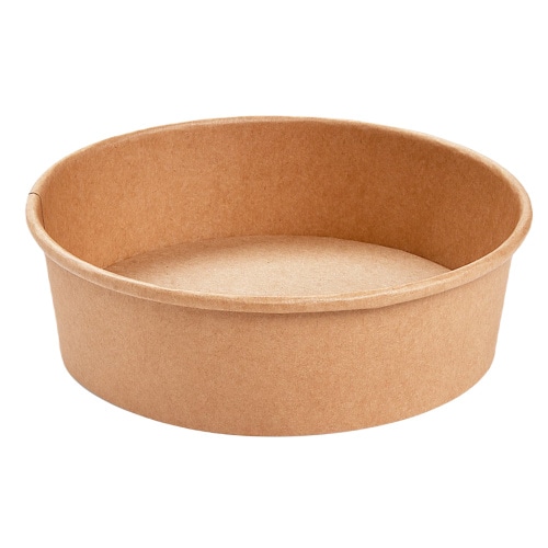 50 Salatschalen Snackschalen PAP/PE kraft Ø150mm 500ml