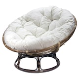 thumbnail of Papasan Sessel Rattansessel Schalensitz Ø 112cm Rattan Sitzkissen Garten Indoor