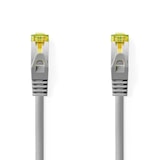 thumbnail of Nedis Cat 8.1-Netzwerkkabel - S/FTP - RJ45 Stecker - RJ45 Stecker - 3.00 m - Rund - LSZH - Grau - Label
