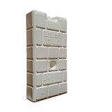 thumbnail of Gel Pack Rigide Réfrigérant blanc - Diffuseur de froid - 750g - 195 x 115 x 35 mm - T°C rendue à 0°C - Transport de produits frais - lot de 24 unités