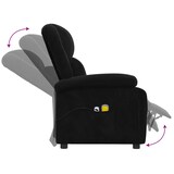 thumbnail of vidaXL Massagesessel Elektrisch Schwarz Samt