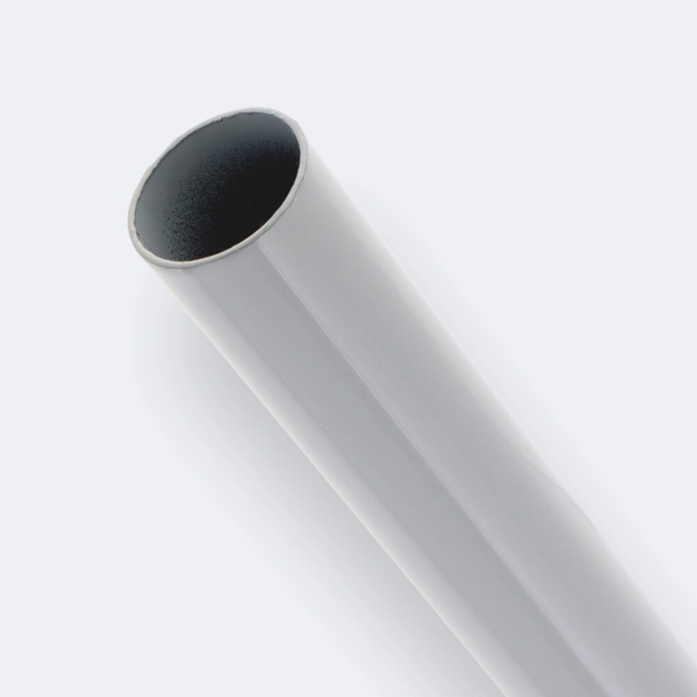 Tringle à rideaux Blanc Mat de 250cm Diam.20 - Boulet