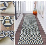 thumbnail of Alfombra Vinilo Hidráulica Tobos 01, de rombos color gris, para pasillo, salón, cocina, dormitorios ,  60x700
