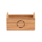 thumbnail of Olympia eikenhouten tafelcaddy voor bestek en specerijen