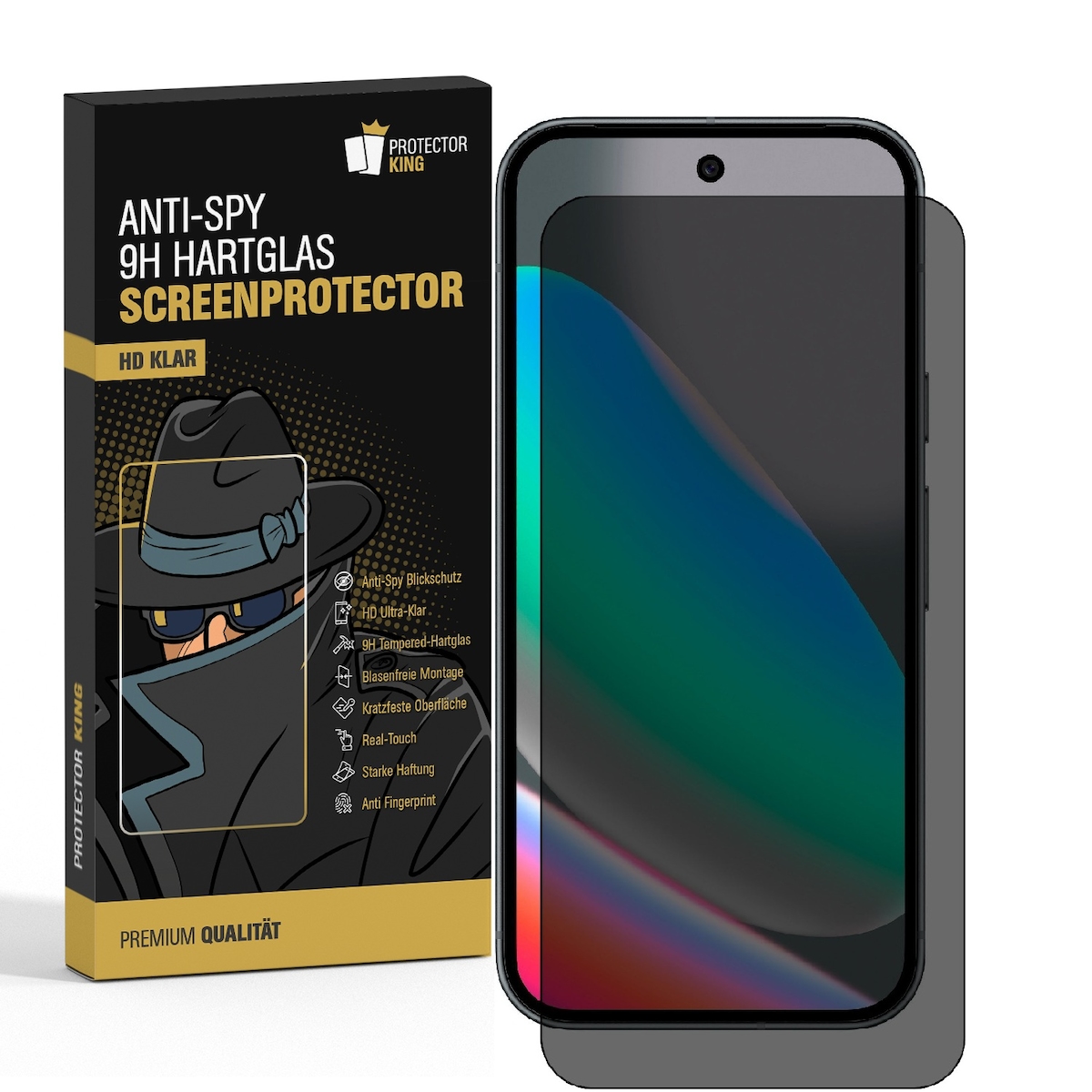 4x Blickschutz 9H Panzerglas für Google Pixel 11 Pro Anti-Spy Privacy Sichtschutz Tempered Glass Schutzglas Displayschutz Screen-Protector
