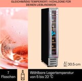 thumbnail of Klarstein Vinovilla 7 Built-in Uno Einbau-Weinkühlschrank Glas Edelstahl Edelstahl