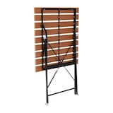 thumbnail of Mesa de patio Bolero cuadrada y plegable con listones de madera sintética 695x695x595mm