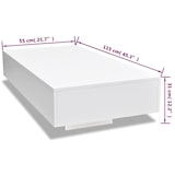 thumbnail of vidaXL Salontafel hoogglans wit