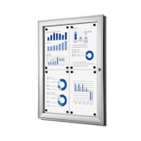 thumbnail of Showdown Schaukasten für Innen und Außen SCS - 4x DIN A4 - Aluminium - Silber