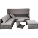 thumbnail of Rattan Lounge mit Aluminiumgestell San Marino  
1
