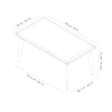 thumbnail of Resol DESSA Table Rectangulaire Intérieur, Extérieur 160x90 Blanc