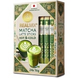 thumbnail of REALMIX Matcha Japonais Authentique – Latte Sticks Onctueux, Thé Vert, 24 Sticks de 16g, Boisson Instantanée Chaude ou Glacée