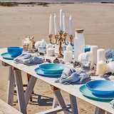 thumbnail of Luminarc Diwali Turquesa Plato Postre Opal 19Cm