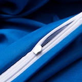 thumbnail of Benetton - Conjunto de cama 2Pc (capa de edredão 135X200Cm + fronha 80X80Cm) 140Gsm 100% Algodão Azul Unido em Verde Be