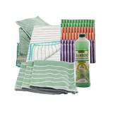 thumbnail of Bambus-Tuch-Mega-Set mit Hochleistungs Bambusreiniger Reiniger 1 Liter
