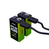 thumbnail of Verico LoopEnergy 9V Block 2er Pack, PP3, 4500 mWh, Wiederaufladbare USB-C Batterie, Li-Ion Akku, 1 Ladekabel USB Type A auf 2 x Type C
