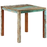 thumbnail of Mesa de comedor de madera maciza reciclada 82x80x76 cm