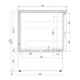 thumbnail of Gastro Kühltisch Kühltheke Kühlung, 6 Schubladen, 1365x700x875mm