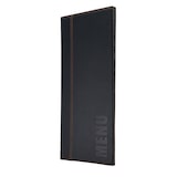 thumbnail of Securit® Menukaart A45 "Trendy" - Zwart - Kunstleer - 4 zijden