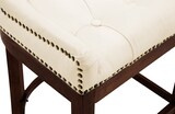 thumbnail of CHEFGASTRO Barhocker CORSICA Echtleder, Antik HxBxT 109x55x57cm Echtleder Creme Barstuhl