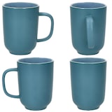 thumbnail of Ritzenhoff Jasper 18tlg Frühstücksset Ozeanblau Steingut Teller Becher Schale