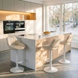 thumbnail of Barhocker Milet Kunstleder creme/weiß