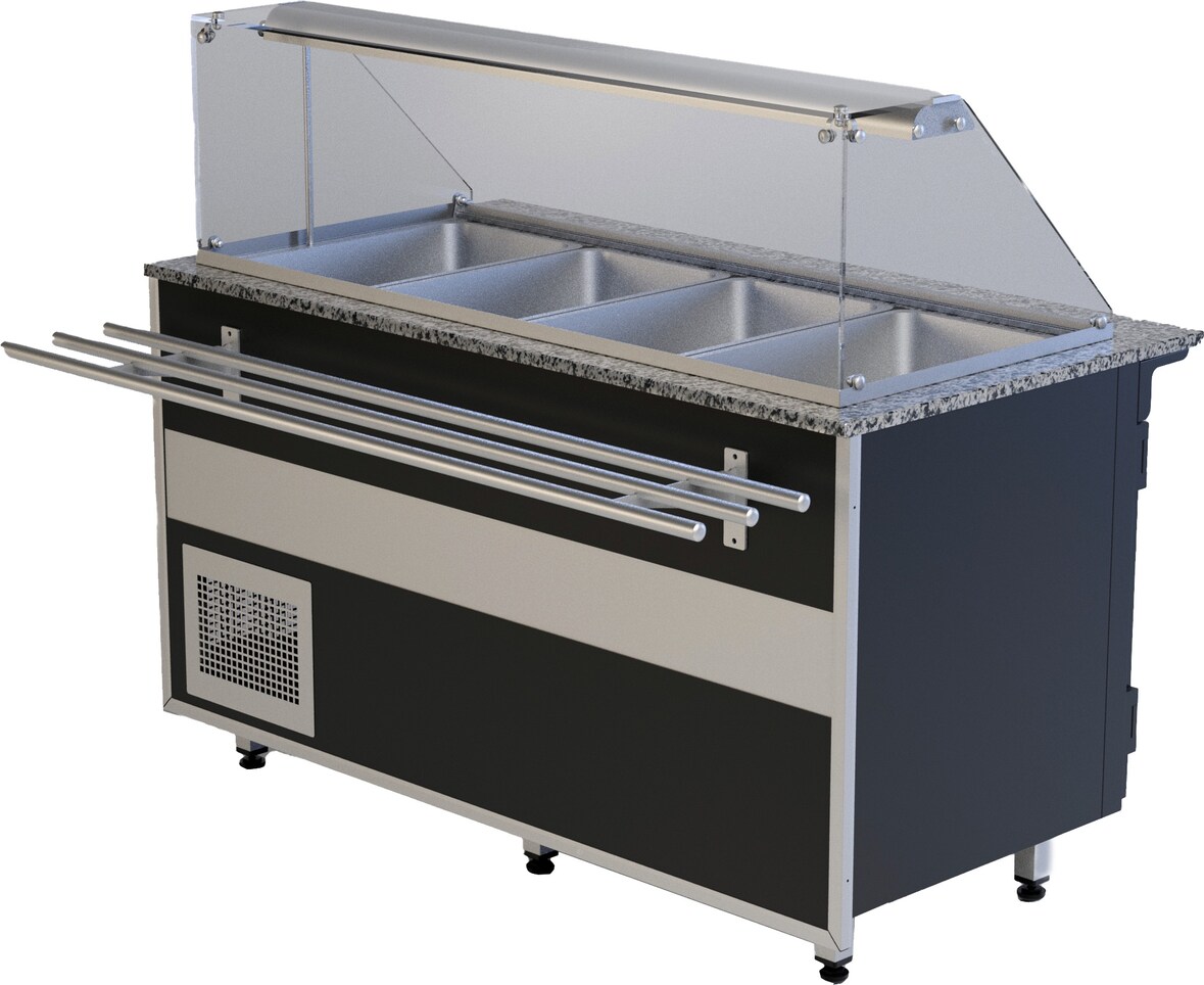Speiseausgabe Gastroline Bemar T  Volumen: 386 Liter  1500x800x850  mm