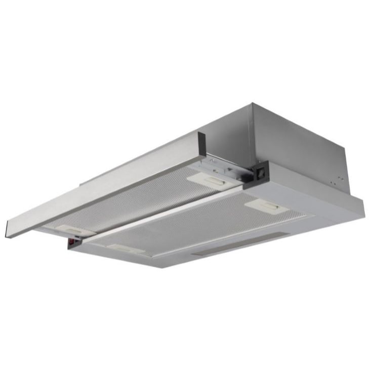 PKM Flachschirmhaube KHU-60EB 60cm Dunstabzugshaube ausziehbar Edelstahlblende