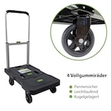 thumbnail of Plattformwagen klappbar 150 kg leicht mobil Transportwagen für Einkäufe Umzug Rollwagen