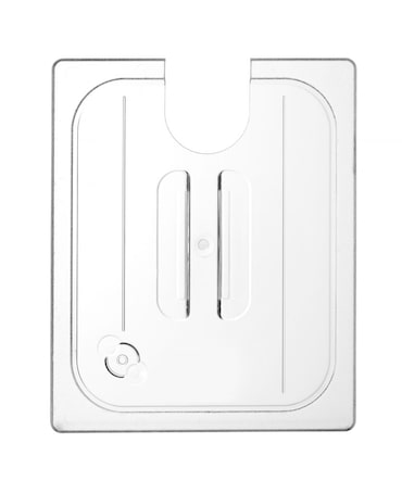 Tampa Hendi GN1/2 com orifício Sous Vide em policarbonato transparente