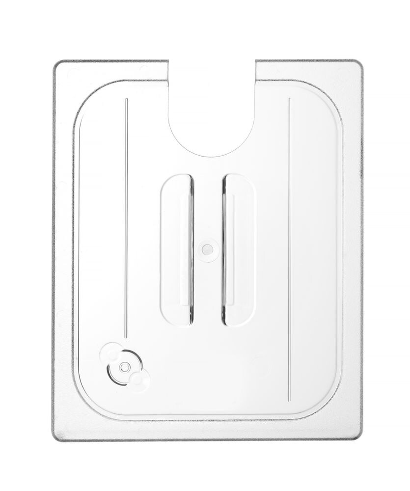 Hendi Deckel GN1/2 mit Sous Vide Aussparung in transparent aus Polykarbonat