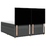 thumbnail of vidaXL Boxspringbett mit Matratze Dunkelgrau 200x200 cm Stoff