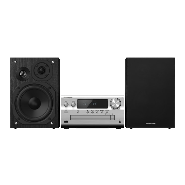Panasonic SC-PMX802E-S Home-Stereoanlage Home-Audio-Minisystem 120 W Schwarz, Silber