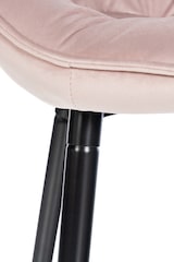 thumbnail of 2er Set Barhocker Gibson Samt Sitzhöhe 76 cm pink