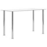 thumbnail of vidaXL Esstisch Transparent 120 x 60 x 75 cm Hartglas