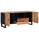 thumbnail of Helloshop26 - Multimedia tv-meubel tv-plank tv-dressoir eetkamer woonkamer slaapkamer 105 x 33,5 x 46 cm massief en bewerkt 02_0025680