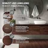 thumbnail of ML-Design PVC Bodenbelag Selbstklebend 2,23 m² 16 Dielen 91,5x15,3x0,2 cm Nuss Rot-Braun Holzoptik Wasserfest Rutschfest