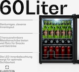 thumbnail of Beersafe Getränkekühlschrank mit Glastür | 64 x 48 cm | LED-Innenbeleuchtung Silber
