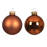thumbnail of 20 Weihnachtskugeln Glas 6cm matt & glänzend Christbaumkugeln Weihnachtsbaumkugeln Christbaumschmuck Weihnachtsbaumschmuck Weihnachten Warm Orange