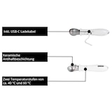 thumbnail of UNOLD – beheizter Eisportionierer CARLO, kurze Aufheizzeit, Antihaftbeschichtung, müheloses Portionieren, sehr leicht, USB-Ladekabel