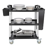 thumbnail of Pequeño carrito de servicio fabricado en polipropileno.