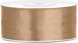 thumbnail of Satin Geschenkband helles gold 25m 25mm breit