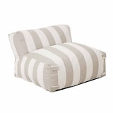 thumbnail of Modulaire tuinset met 2 gestreepte fauteuils in zandkleur