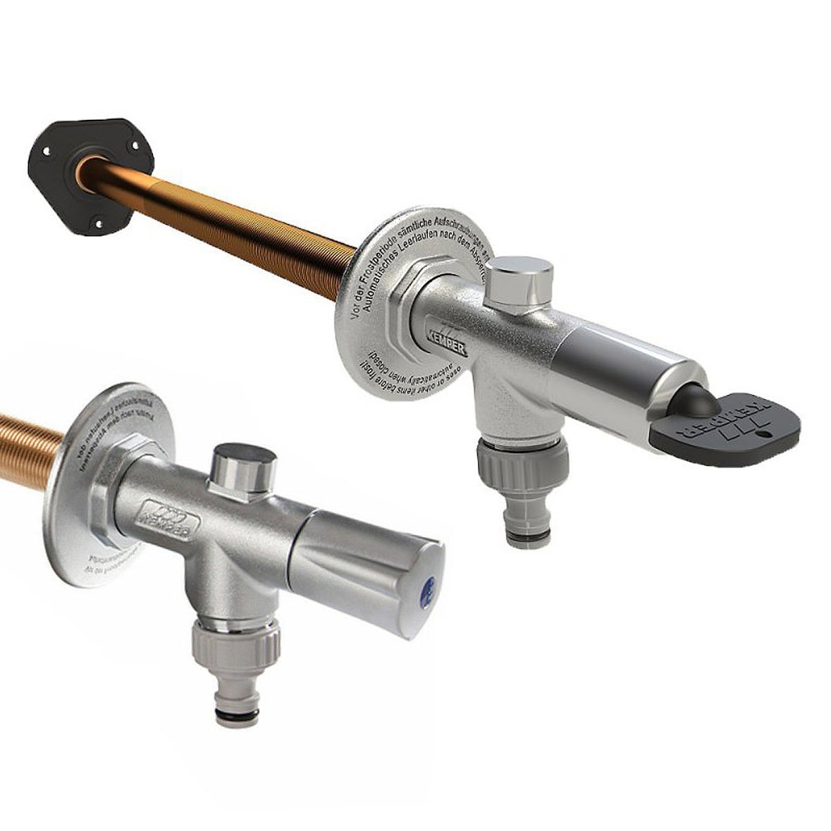 FROSTI® PLUS Frostsichere Außenarmatur Frosti-Plus KEMPER, DN15 BI. f. Wandstärken 150-415mm