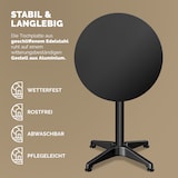 thumbnail of CASARIA® 2-in-1 Stehtisch höhenverstellbar 2er Set Schwarz