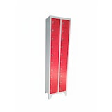 thumbnail of Meuble Porte-Téléphone en Métal avec 20 Casiers, Serrure Verrouillable, Rouge, 47,5 x 30 x 180 cm