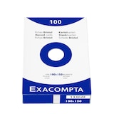 thumbnail of Exacompta 13302E 10x Karteikarten 100er 100x150 blaco weiss