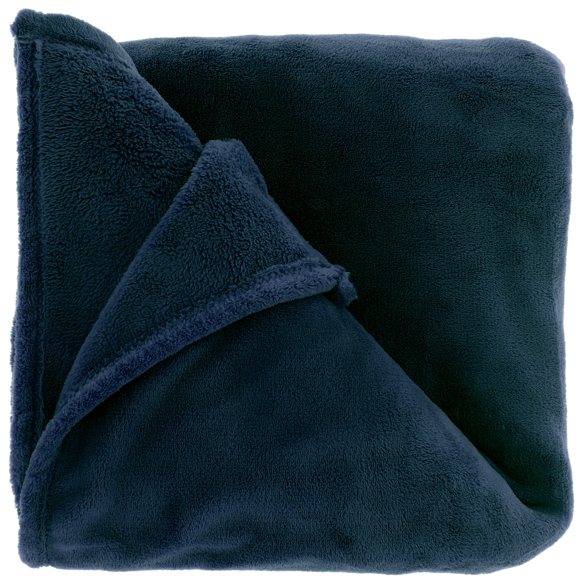 Unique Living Decke Claudi 130x160cm Dunkelblau