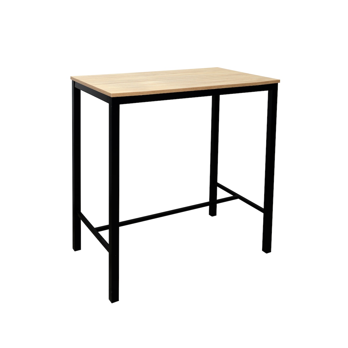 Mesa roble claro alta Troya 110x100x60 HOBETO